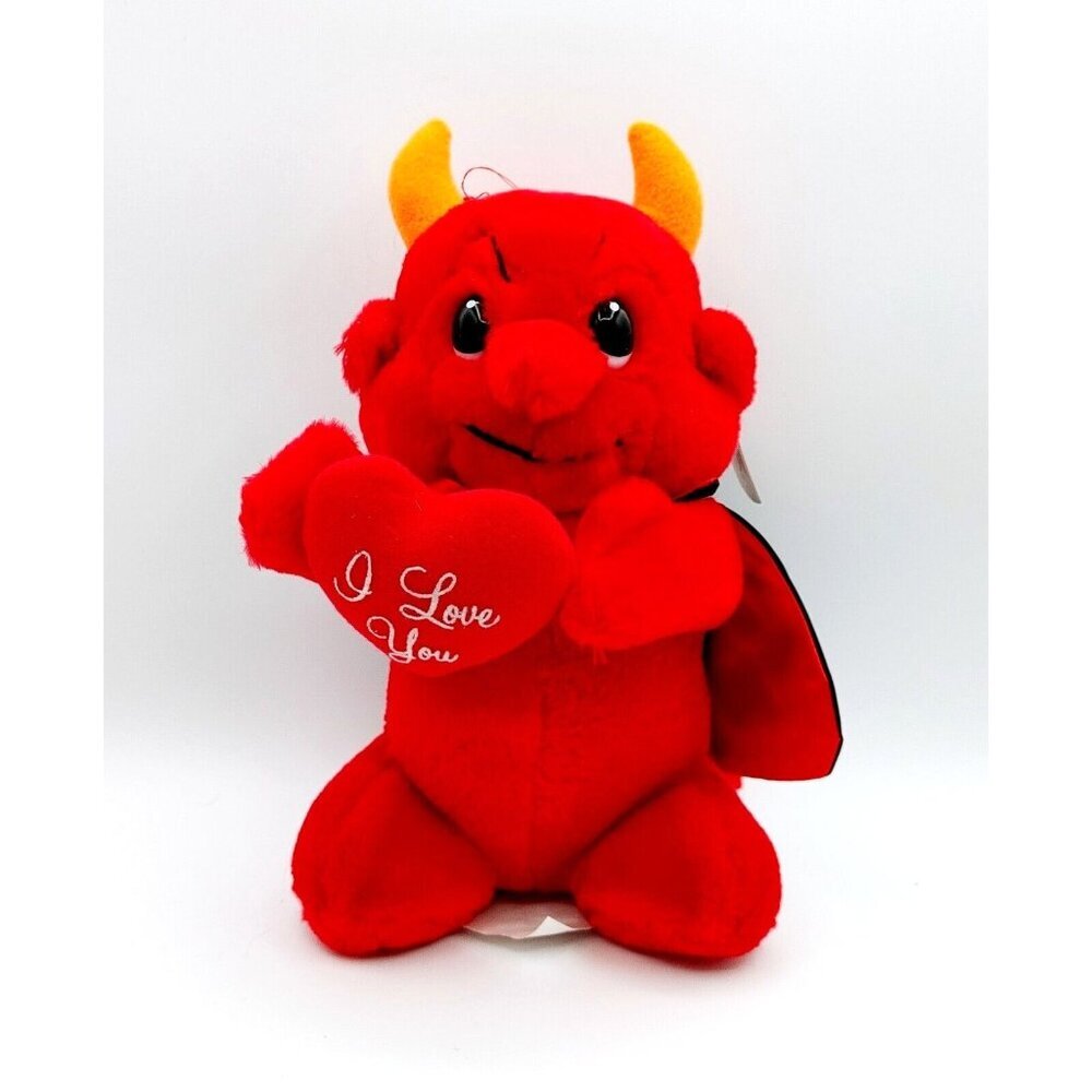 Hot Stuff Bear Devil 10" Stuffed Toy Plush Russ Valentines Day Plush